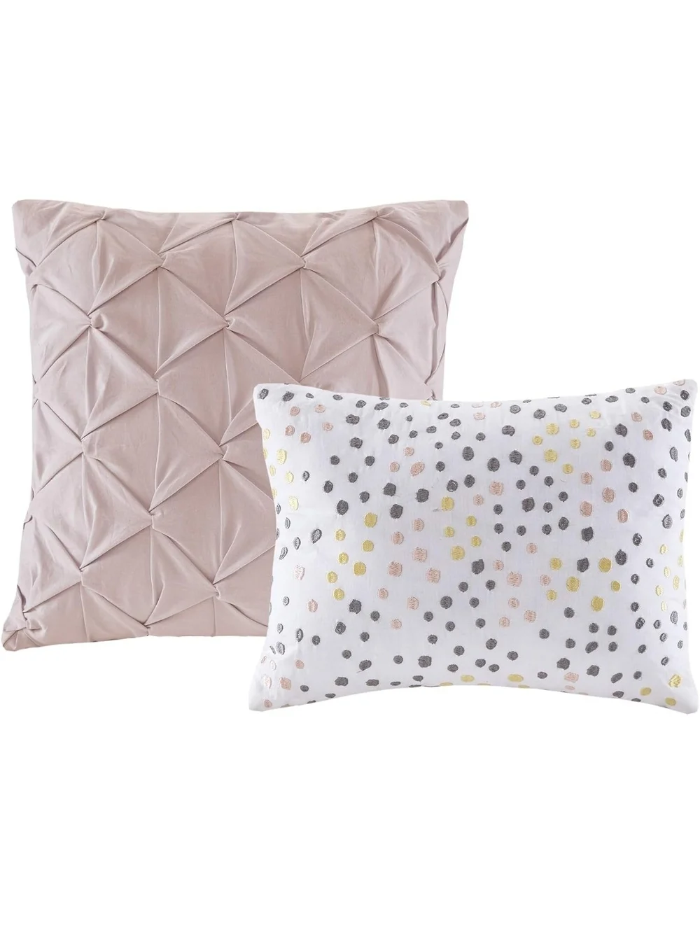 Queen Quilted Cactus & Succulent Comforter Set - Pink